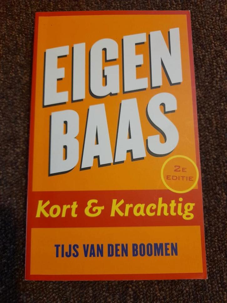 Eigen Baas - Tijs van den Boomen, Boeken, Advies, Hulp en Training, Zo goed als nieuw, Ophalen of Verzenden
