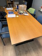Vergadertafel met stoelen, Huis en Inrichting, Tafels | Eettafels, Ophalen, Gebruikt, 100 tot 150 cm, 200 cm of meer