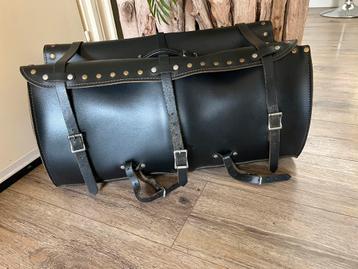 Harley Davidson of bv trike zwaar lederen bagagetas beschikbaar voor biedingen