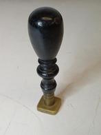 Antieke zegelstempel met initialen, Ophalen of Verzenden