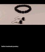 🦋 Sellie's handmade jewelery 🦋, Ophalen of Verzenden, Nieuw, Zwart, Zilver