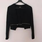 Zwart Pieces modern S kort jasje colbert bolero egf ritsen, Kleding | Dames, Zwart, Ophalen of Verzenden, Zo goed als nieuw, Jasje
