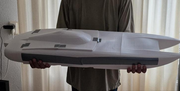 Rc boot catamaran miss geico raceboat 42inch, Hobby en Vrije tijd, Modelbouw | Boten en Schepen, Nieuw, Ophalen of Verzenden