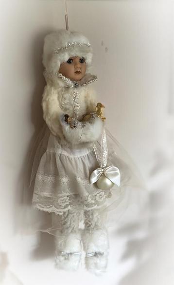 Wattenpopje porselein kerst feathertree kerstversiering beschikbaar voor biedingen