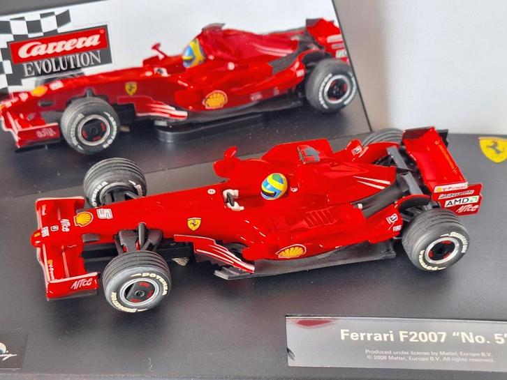 Carrera Evolution Ferrari F2007 #5 Zeldzame Filipe Massa Car, Kinderen en Baby's, Speelgoed | Racebanen, Nieuw, Racebaan, Elektrisch