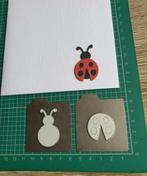 Snijmallen quickutz lieveheersbeestje, Hobby en Vrije tijd, Kaarten | Zelf maken, Verzenden, Zo goed als nieuw, Overige thema's