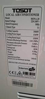 MOBIELE AIRCO COMPLEET MET HULPSTUKKEN, Ophalen of Verzenden, Zo goed als nieuw, Afstandsbediening