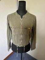 Ms mode Leuk kort groen jasje met borduursel mt 42 zgan, Maat 42/44 (L), Ophalen of Verzenden, Zo goed als nieuw, Jasje