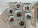 Vintage fruitbordenset van Schumann Arzberg, Antiek en Kunst, Ophalen of Verzenden