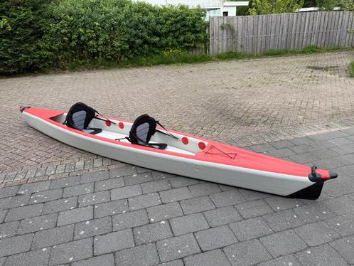 Opblaasbare Kano 2 persoons, Watersport en Boten, Kano's, Zo goed als nieuw, Overige typen, Twee personen, Opblaasbaar, Met peddels