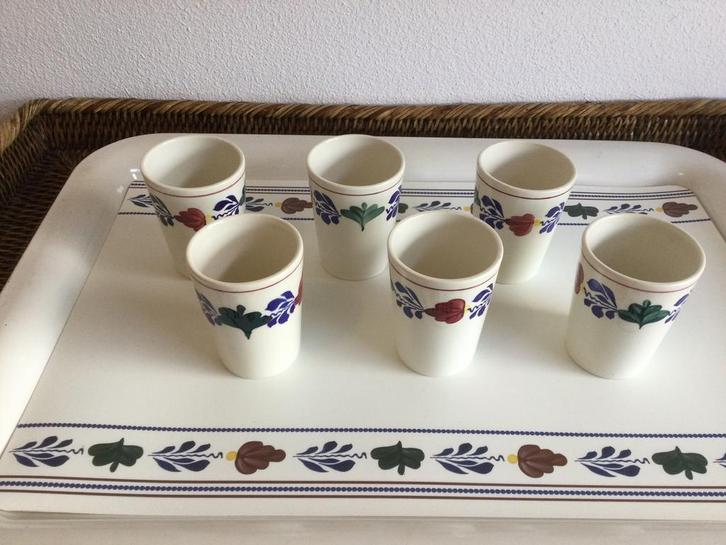 Boerenbont Boch België (Kinderbekertje), Huis en Inrichting, Keuken | Servies, Zo goed als nieuw, Overige typen, Boerenbont, Aardewerk