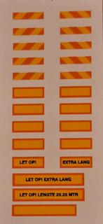 Achterkantmarkering (sticker), Ophalen of Verzenden, Nieuw, Bus of Vrachtwagen, Tekno