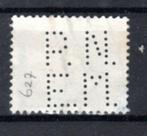 NEDERLAND : 1953 : Perfin &@  P.N.E.M.  @& on Y.603., Ophalen of Verzenden, Na 1940, Gestempeld