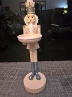 Kerst Notekraker met roze schaaltje, Diversen, Kerst, Ophalen of Verzenden, Nieuw