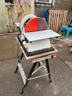 Dubbele Stationaire Schuurmachine met Onderstel + Schijven, Ophalen, Gebruikt, Overige typen, 600 tot 1200 watt