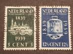 NEDERLAND | 1939 | NVPH 325-326 | Gestempeld, Postzegels en Munten, Postzegels | Nederland, T/m 1940, Verzenden, Gestempeld