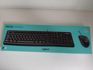 Toetsenbord+muis Logitech MK120 NIEUW beschikbaar voor biedingen