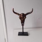 Decoratie Buffelkop metaal 38 x 24 cm, Ophalen of Verzenden, Beeldje of Figuurtje