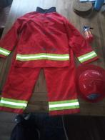 Brandweer pak+helm. Maat 140, Jongen, 134 t/m 140, Gebruikt, Ophalen of Verzenden