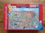 Puzzel ravensburger Amsterdam 1000 stukjes, Ophalen, 500 t/m 1500 stukjes, Gebruikt, Legpuzzel