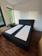 Swiss Sense elektrische boxspring zwart 160x210, Ophalen, Gebruikt, Tweepersoons, 160 cm