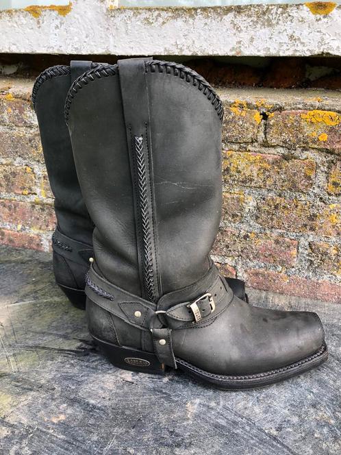 Loblan Cowboy Western Biker Boots 42, Motoren, Kleding | Motorkleding, Laarzen, Dames, Tweedehands, Ophalen of Verzenden