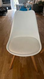 3 eetkamerstoelen, Huis en Inrichting, Stoelen, Kunststof, Gebruikt, Wit, Ophalen of Verzenden