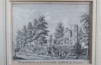 oude gravure van jachthuis maartsensdijk bisschop schenk, Antiek en Kunst, Ophalen of Verzenden