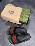 Gucci slippers wit en zwart, Nieuw, Gucci, Slippers, Wit