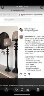 Gezocht; twee kandelaars, Huis en Inrichting, Zwart, Ophalen of Verzenden, Zo goed als nieuw, Metaal