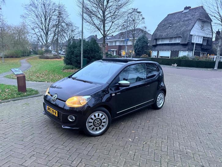 Volkswagen Up! Black! | Panorama dak | Cruise | Airco | Stoe, Auto's, Volkswagen, Bedrijf, Te koop, up!, ABS, Airbags, Airconditioning