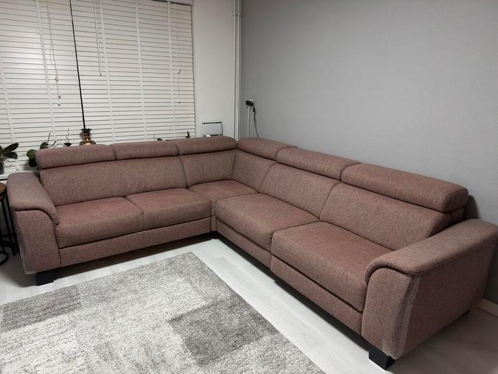 Elektrische Hoekbank, Huis en Inrichting, Banken | Bankstellen, Gebruikt, Hoekbank, Vierpersoons of meer, 250 tot 300 cm, 75 tot 100 cm