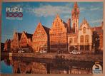Schmidt puzzle 1000 st. Gent met Simca 1000 en Kever, Gebruikt, Ophalen of Verzenden