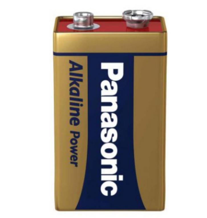Panasonic 9 V Volt Alkaline Power 6LR61 APB - Blok Batterij, Audio, Tv en Foto, Accu's en Batterijen, Nieuw, Ophalen of Verzenden