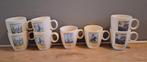 8 koffiemokjes met Friese tekst, Huis en Inrichting, Ophalen, Zo goed als nieuw, Overige stijlen, Kop(pen) en/of Schotel(s)
