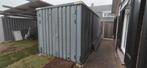 Afsluitbare opslagcontainer met elektra - 250x600x240cm, Tuin en Terras, Ophalen, Gebruikt, Metaal, Containerberging