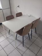Witte rechthoekige eettafel, 2 weken oud!, Ophalen, Nieuw