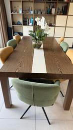 Design eettafel 240x110 cm (zonder stoelen), Huis en Inrichting, Ophalen, Overige materialen, Gebruikt, 100 tot 150 cm