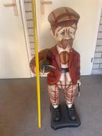 Houten beeld golfer, Ophalen, Gebruikt, Dier