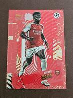 Bukayo Saka Arsenal Topps Gold 2023-24, Hobby en Vrije tijd, Stickers en Plaatjes, Nieuw, Verzenden