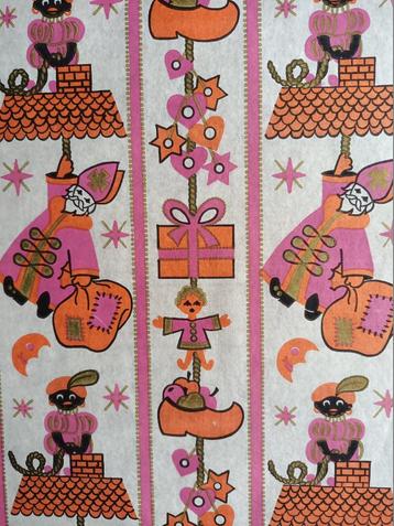 Kavel Sinterklaas A4 inpakpapier cadeaupapier  beschikbaar voor biedingen
