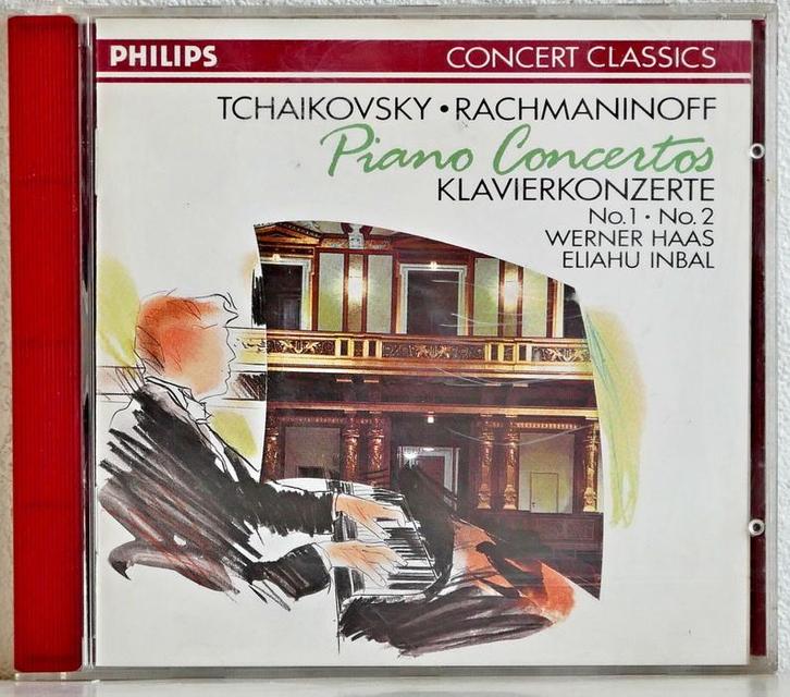 Tchaikovsky - Rachmaninoff: Piano Concertos (cd), Cd's en Dvd's, Cd's | Klassiek, Zo goed als nieuw, Orkest of Ballet, Romantiek