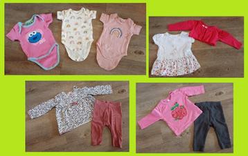 baby pakket fijne start 31 stk set kleding maat 56 meisje 50 beschikbaar voor biedingen