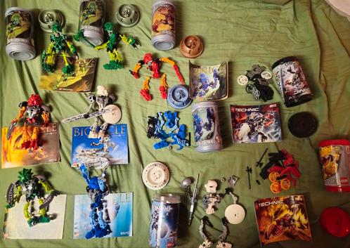 Collectie Bionicles: 4x Toa Mata, 5x Toa Nuva & 2xRobo Rider, Kinderen en Baby's, Speelgoed | Duplo en Lego, Gebruikt, Lego, Complete set