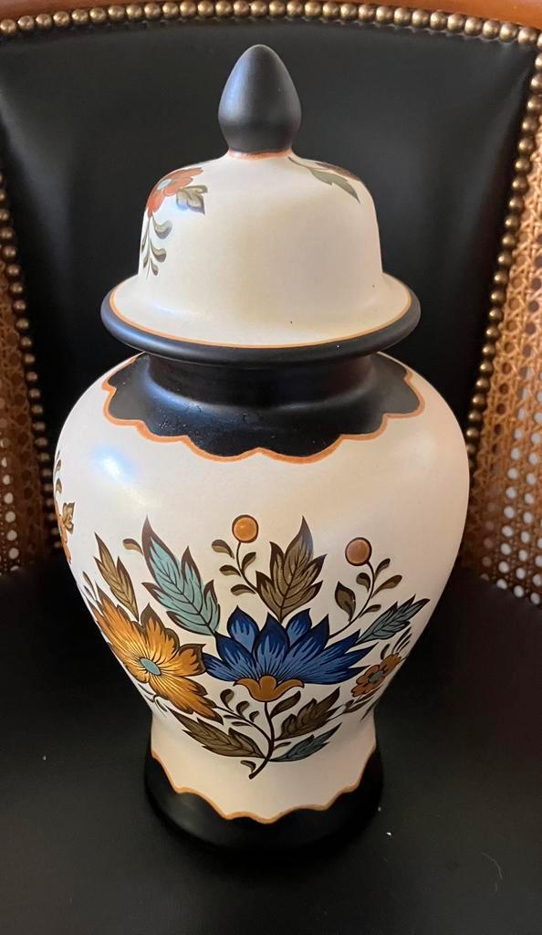 Flora Gouda Plateel Holland kan, Antiek en Kunst, Antiek | Porselein, Ophalen