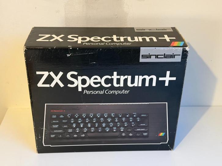 Sinclair ZX Spectrum+ – in doos met toebehoren, Computers en Software, Vintage Computers, Ophalen of Verzenden
