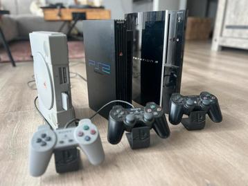 Playstation 1,2,3 beschikbaar voor biedingen