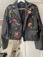 Biker jack, maat L, zwart, Nevada Love, als nieuw, Maat 38/40 (M), Ophalen of Verzenden, Zo goed als nieuw, Zwart