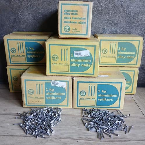 Partij Aluminium Spijkers voor o.a. Bomen, Tuinmeubels Tuin, Doe-het-zelf en Verbouw, IJzerwaren en Bevestigingsmiddelen, Nieuw