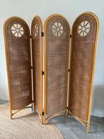 Kamerscherm rotan 4 panelen vintage, Huis en Inrichting, Ophalen, Gebruikt